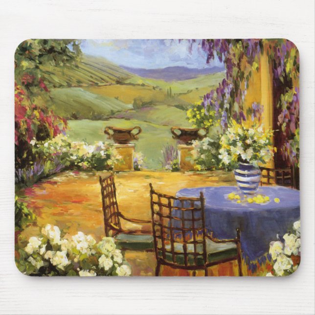 Countryside Terrace Mouse Mat (Front)
