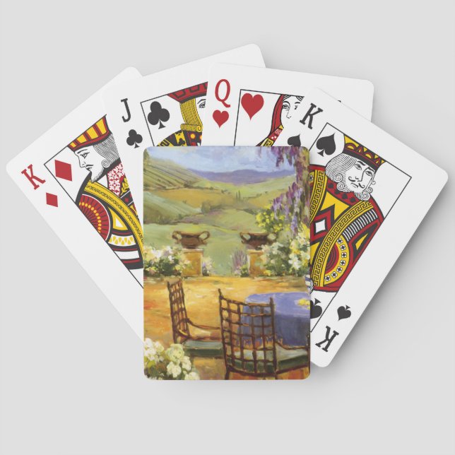 Countryside Terrace Playing Cards (Back)