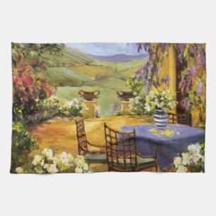 Countryside Terrace Tea Towel