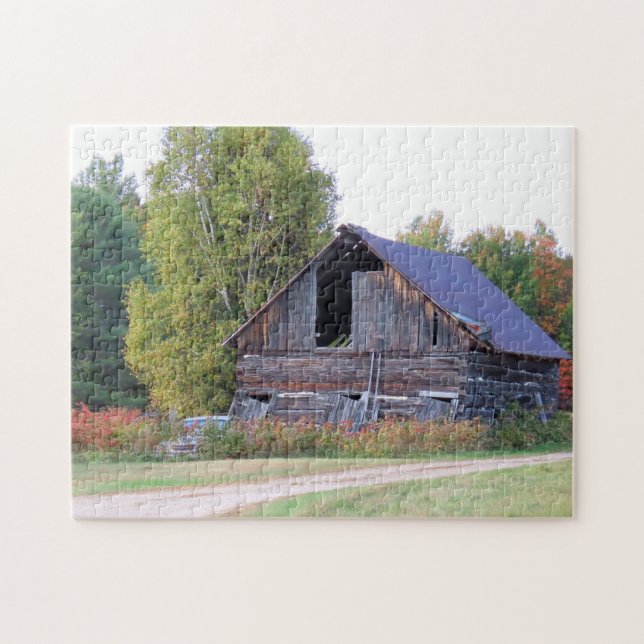 Countryside Weathered Barn Jigsaw Jigsaw Puzzle (Horizontal)