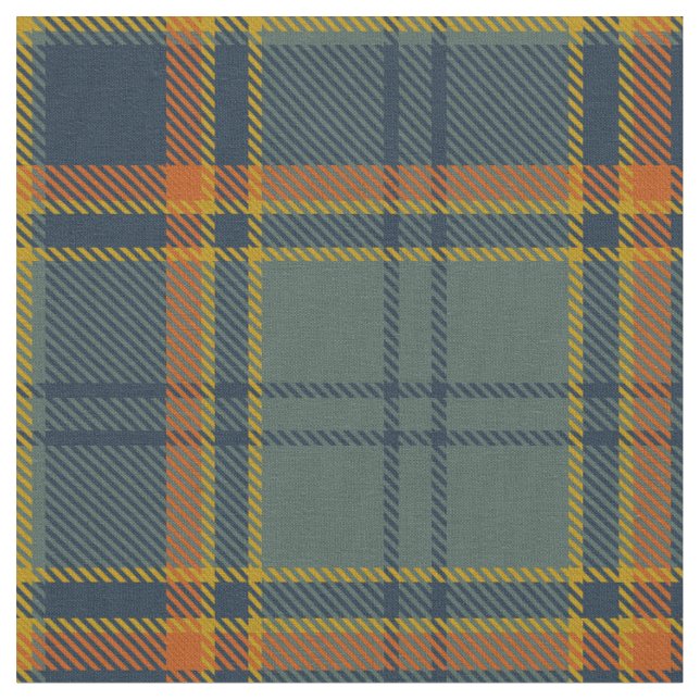 County Antrim Irish Tartan Fabric (Close Up)