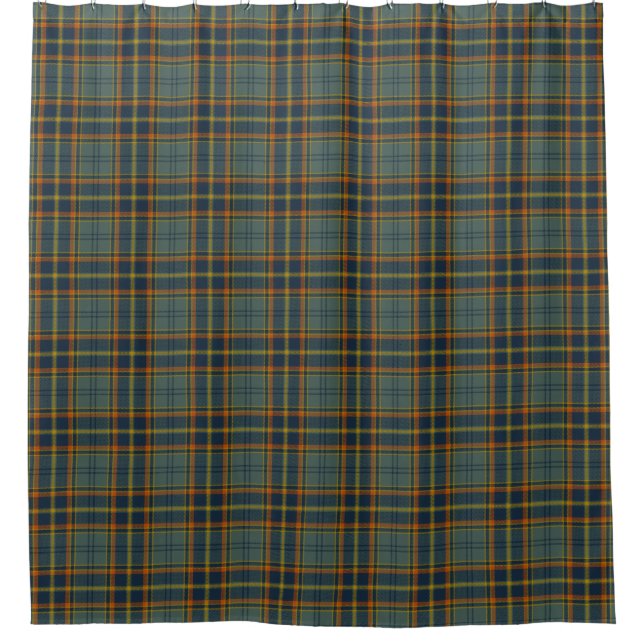 County Antrim Irish Tartan Shower Curtain (Front)