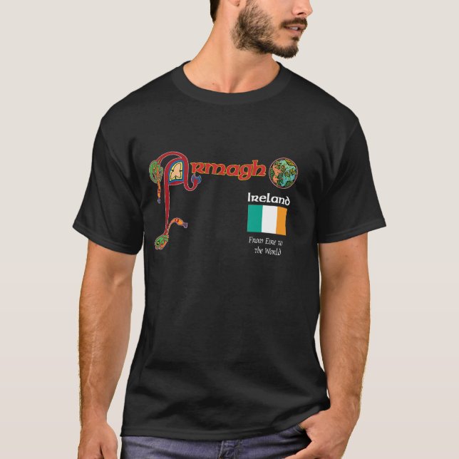 County Armagh Dark T Shirt (Front)