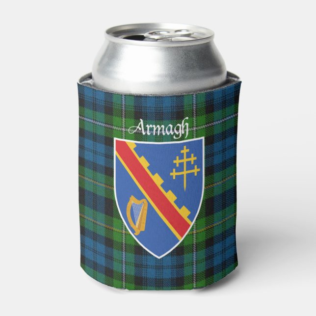 County Armagh Plaid Can Cooler (Can Front)