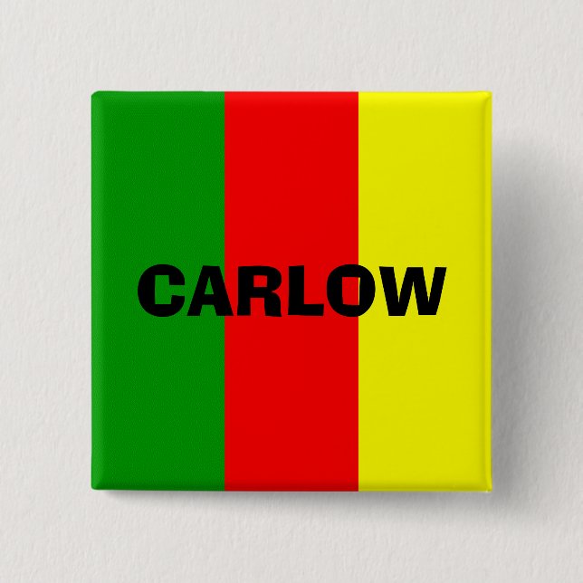 County Carlow Flag Badge (Front)