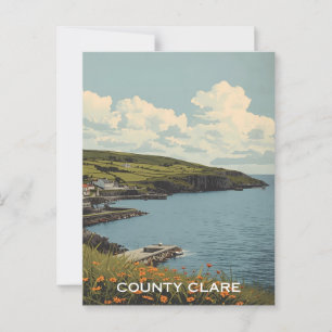 County Clare Ireland Postcard