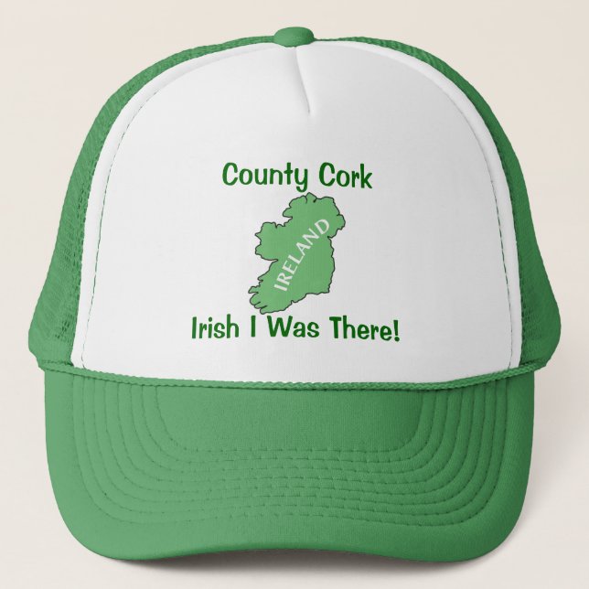 County Cork  Ireland Trucker Hat (Front)