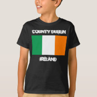 County Dublin, Ireland with Irish flag Kids