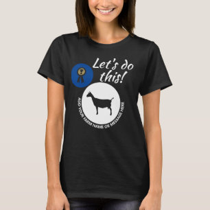 County Fair Livestock Dairy Goat Show Dark T-Shirt