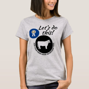 County Fair Livestock Market Steer T-Shirt