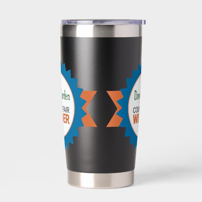 County Fair tumbler prize (Left)