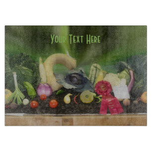 County Fair Vegetable Display Cutting Board