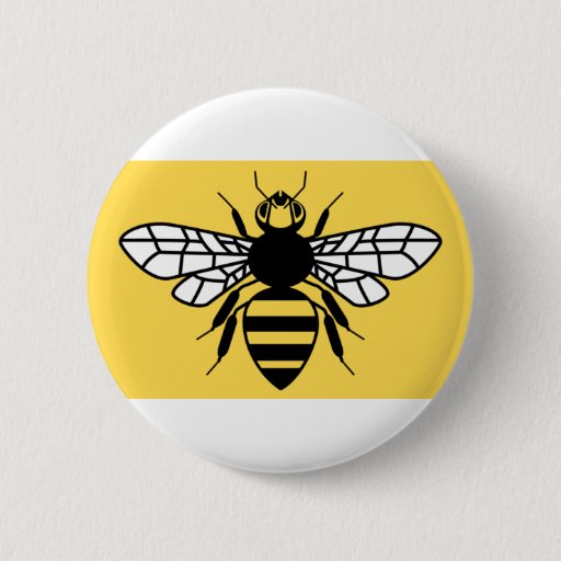 Image of County Flag of Greater Manchester 6 Cm Round Badge
