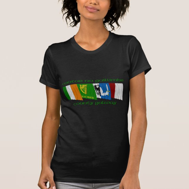 County Galway Flags T-Shirt (Front)