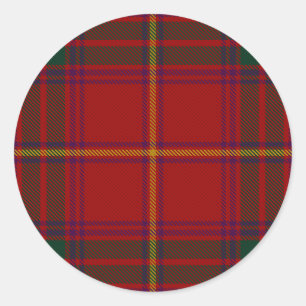 County Galway Irish Tartan Classic Round Sticker
