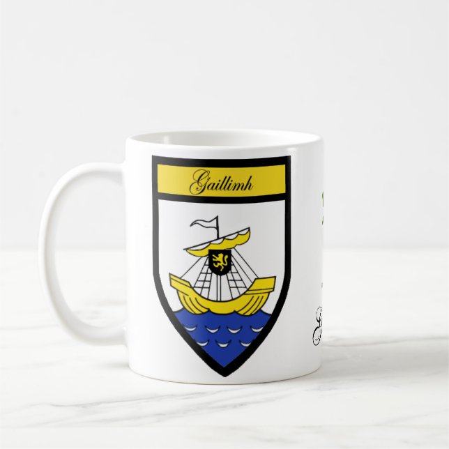 County Galway Map & Crest Mugs (Left)
