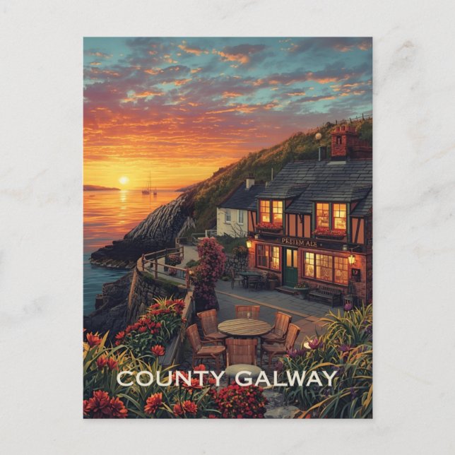 County Galway Postcard (Front)