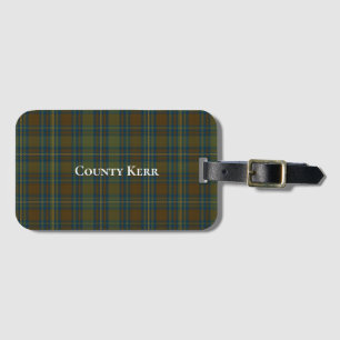 County Kerr Tartan Luggage Tag