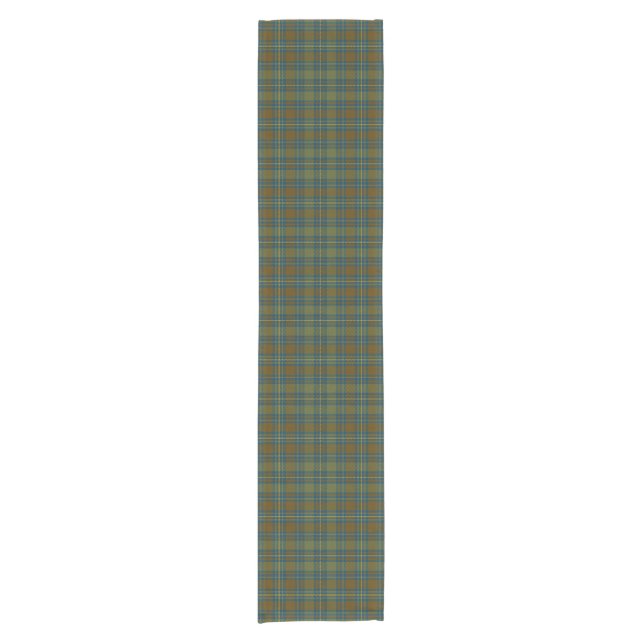 County Kerry Irish Tartan Short Table Runner (Front)