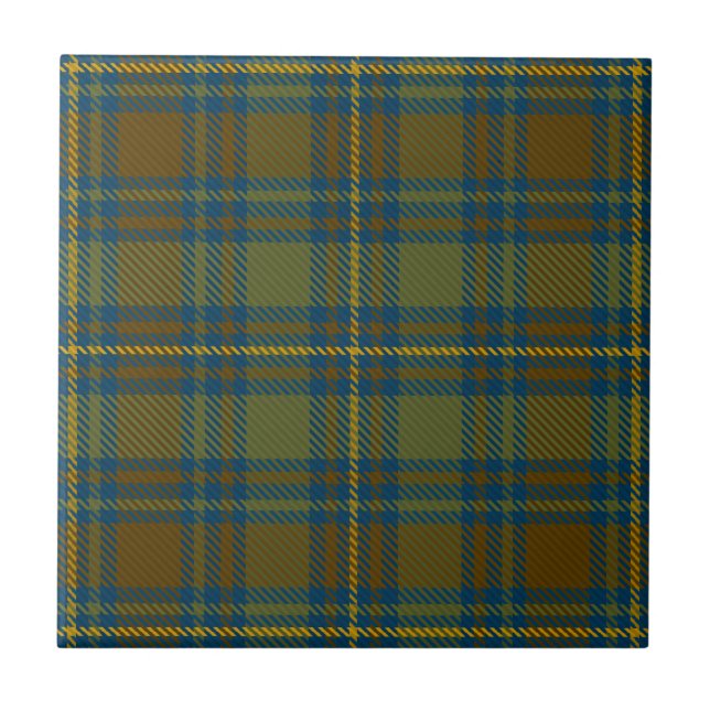 County Kerry Irish Tartan Tile (Front)
