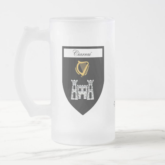 County Kerry Map & Crest Mugs (Left)