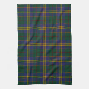 County Kilkenny Irish Tartan Tea Towel