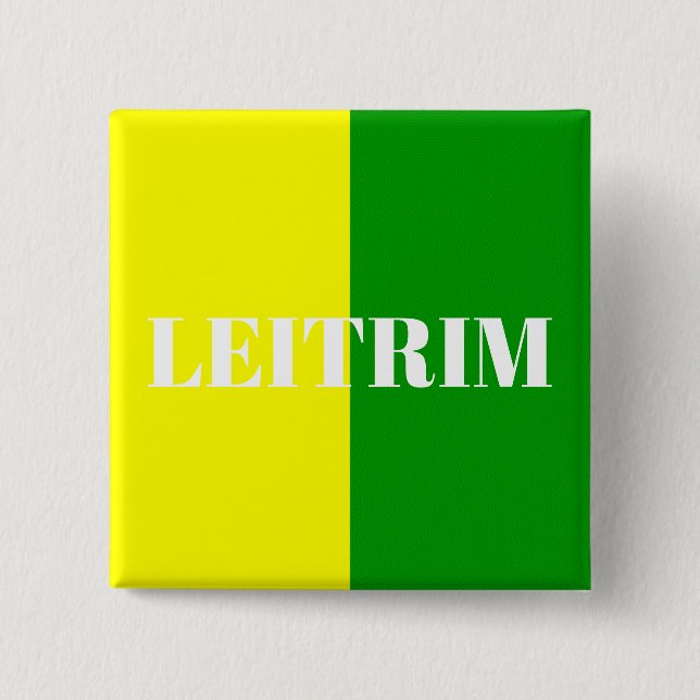 County Leitrim  Flag Badge (Front)