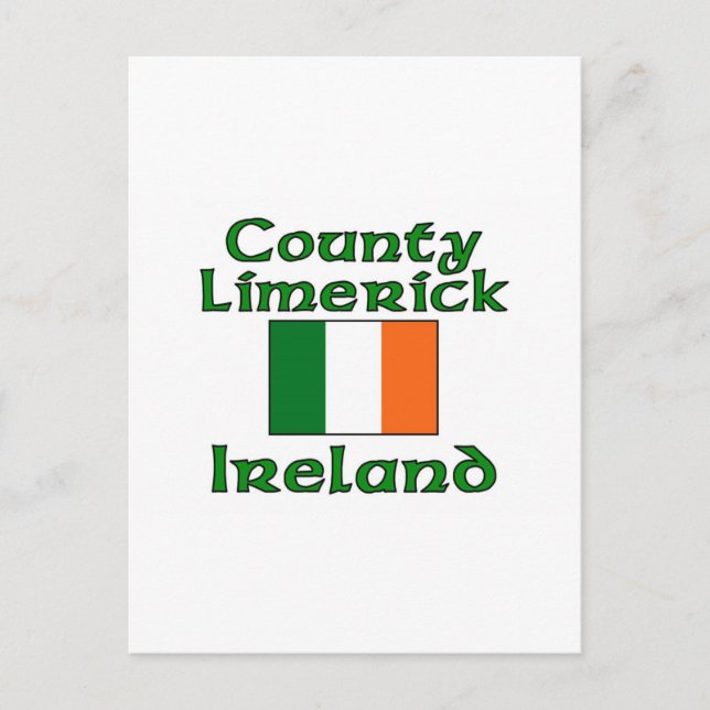 County Limerick, Ireland Postcard (Front)