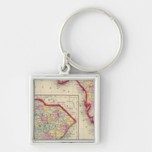County Map Of Florida Key Ring