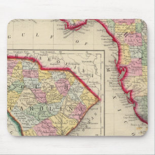 County Map Of Florida Mouse Mat