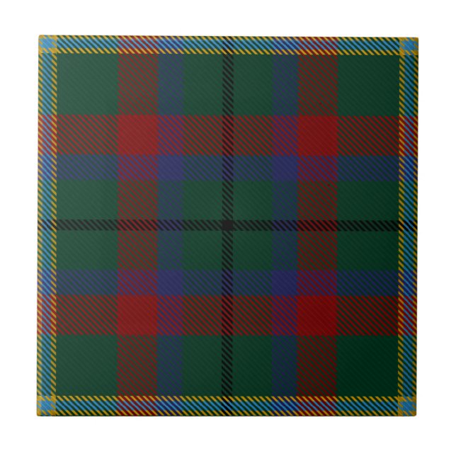 County Mayo Irish Tartan Tile (Front)