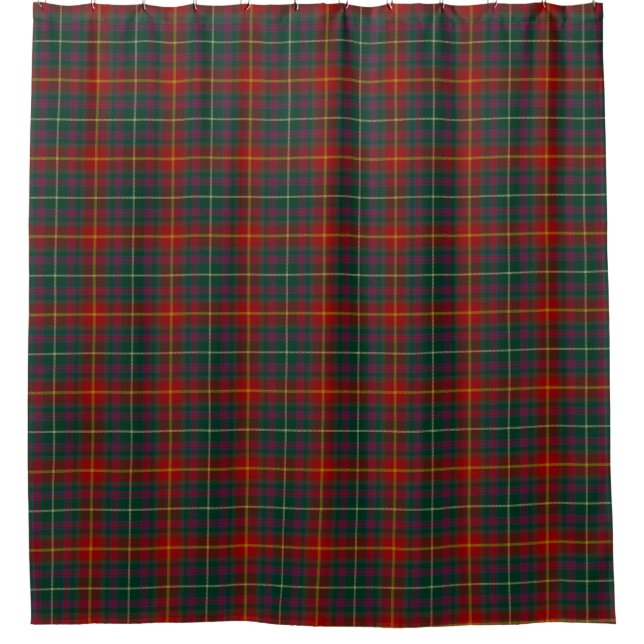 County Meath Irish Tartan Shower Curtain (Front)