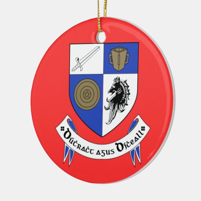 County Monaghan, Ireland Christmas Ornament (Left)