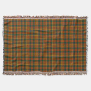 County Monaghan Irish Tartan Throw Blanket