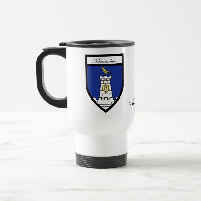 County Monaghan Map & Crest Mugs (Left)