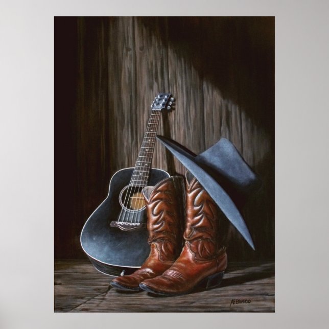 County Music "Boots" Poster (Front)