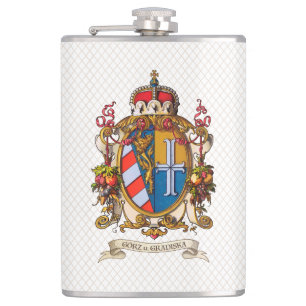 County of Gorizia and Gradisca Hip Flask