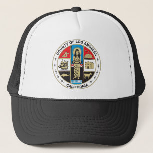 County of Los Angeles seal Trucker Hat