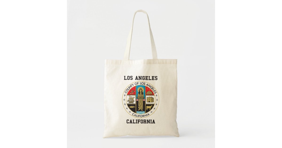 County of Los Angeles Tote Bag Zazzle.co.uk