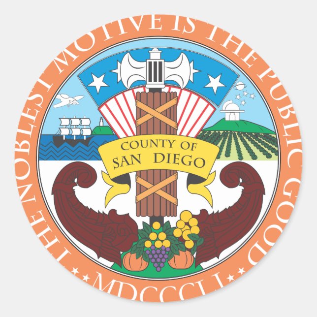 County of San Diego seal (Front)