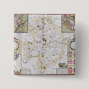 County of Warwick, Shire Town and City of 15 Cm Square Badge