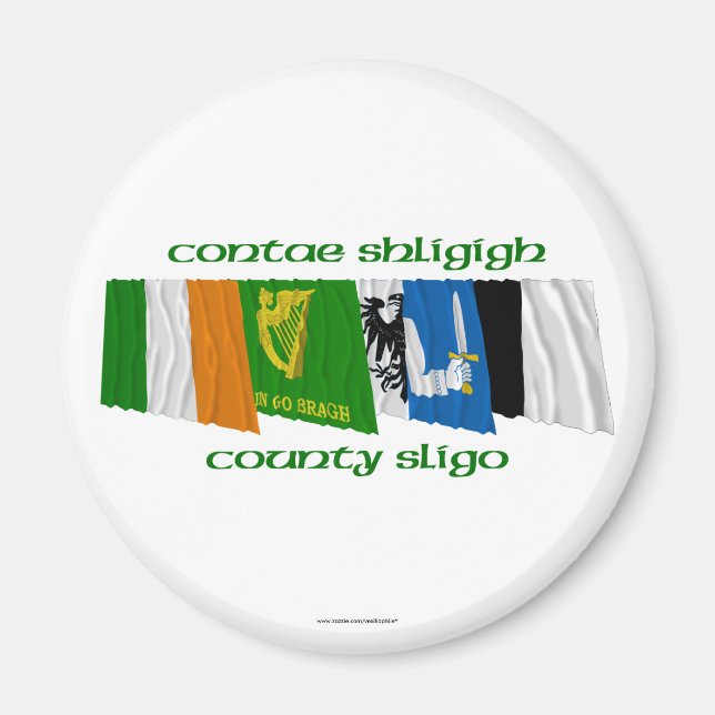 County Sligo Flags Magnet (Front)
