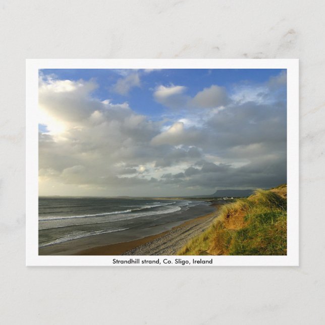 County Sligo Ireland - Strandhill beach Postcard (Front)