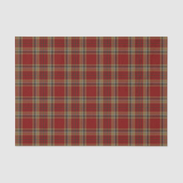 County Tyrone Irish Tartan Tissue Paper (Front)