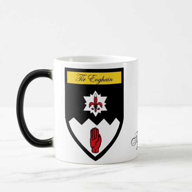 County Tyrone Map & Crest Mugs (Left)