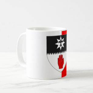 County Tyrone Mug – Irish County Flag & Crest