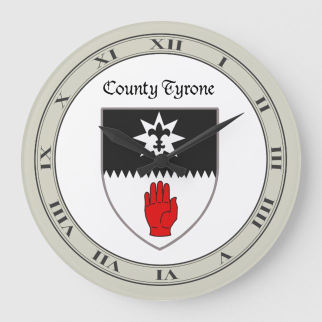 County Tyrone Wall Clock (Front)