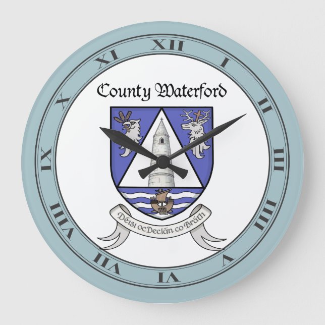 County Waterford Wall Clock (Front)