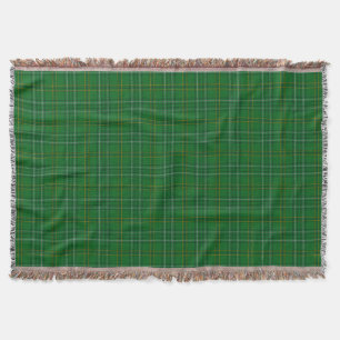 County Wexford Irish Tartan Throw Blanket