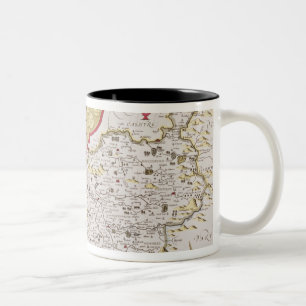 Countye Palatine of Chester, engraved by Two-Tone Coffee Mug